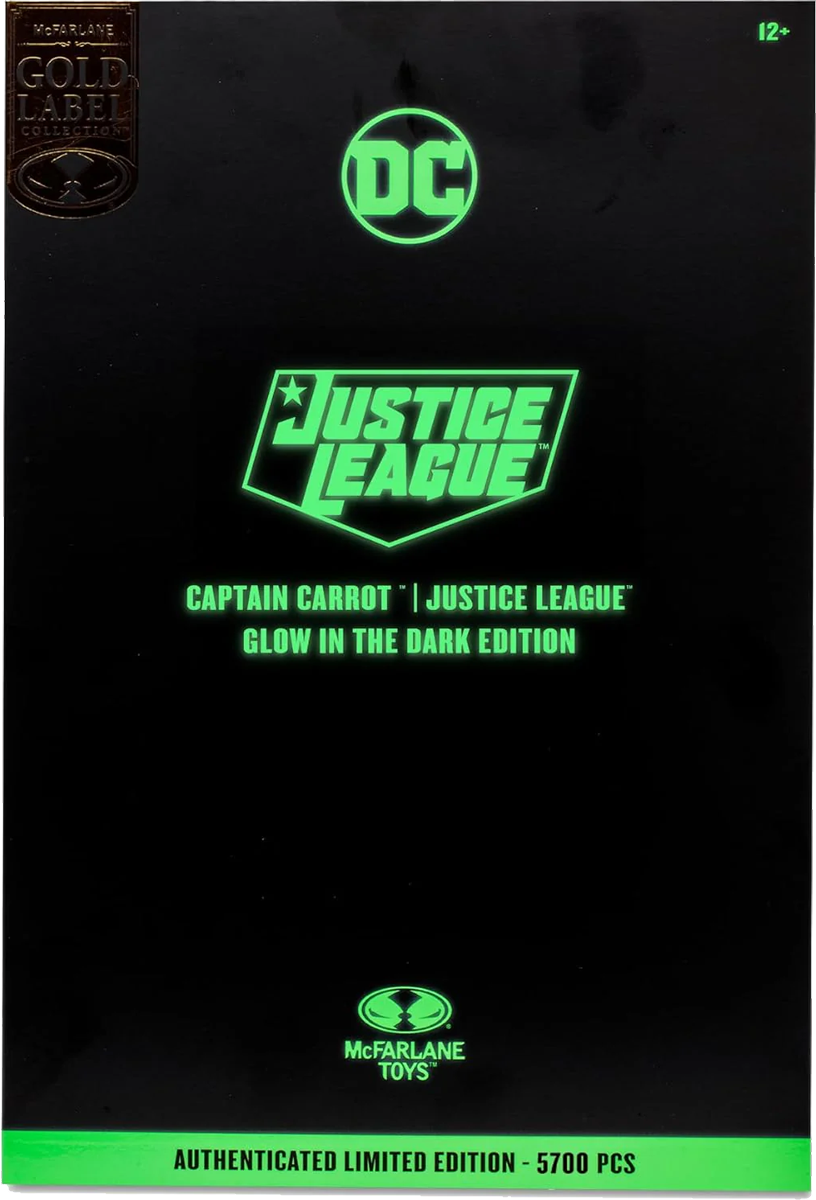 DC Multiverse - Captain Carrot (Glow in the dark) Gold Label 7" Figure