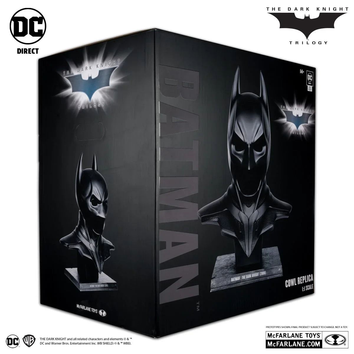 MCF17922 Batman Dark Knight - 1:1 Scale Collector Cowl - McFarlane Toys - Titan Pop Culture