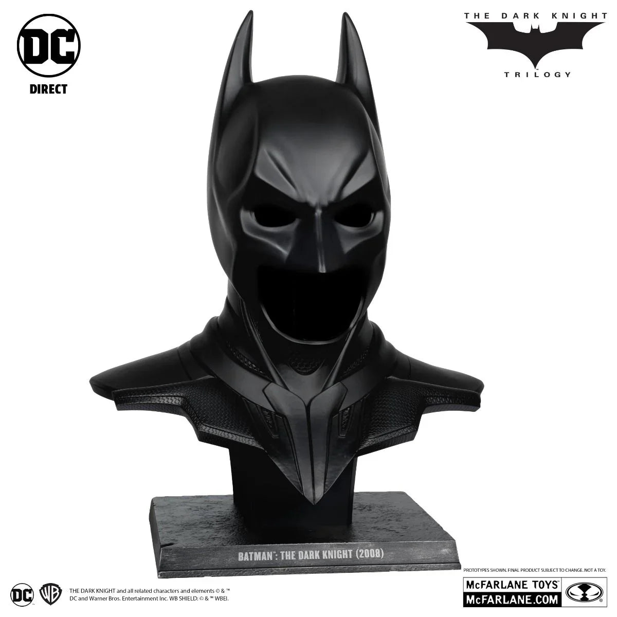MCF17922 Batman Dark Knight - 1:1 Scale Collector Cowl - McFarlane Toys - Titan Pop Culture
