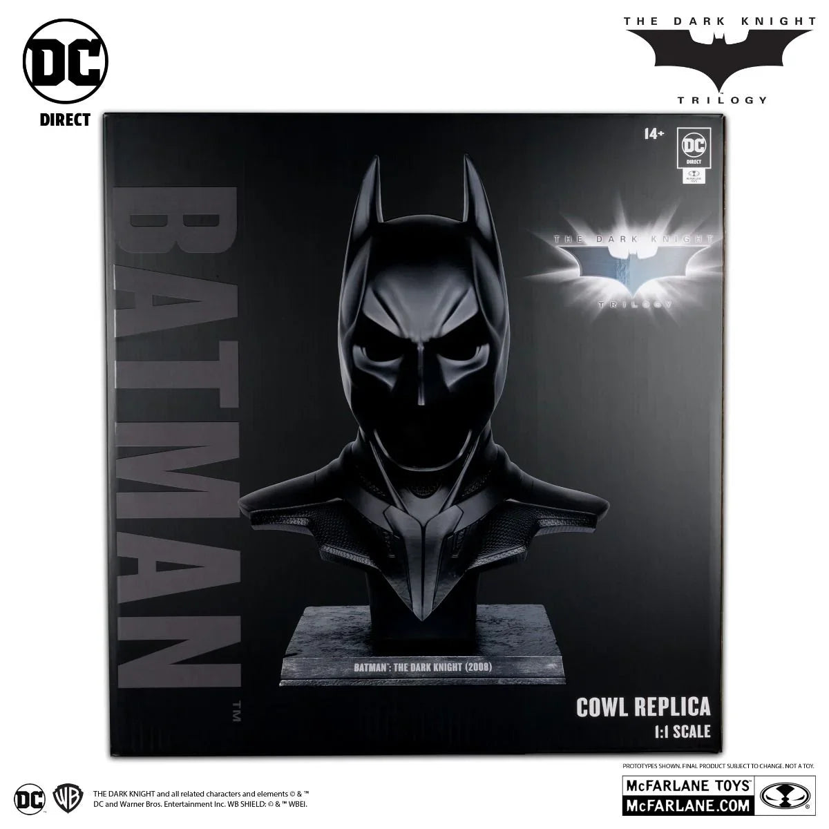 MCF17922 Batman Dark Knight - 1:1 Scale Collector Cowl - McFarlane Toys - Titan Pop Culture