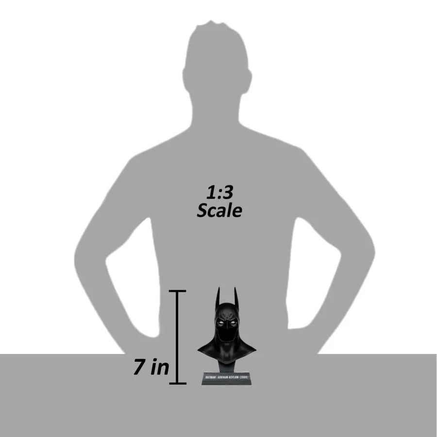MCF17926 DC Comics - Batman (Arkham Asylum) Cowl 1:3 Scale Prop Replica - McFarlane Toys - Titan Pop Culture