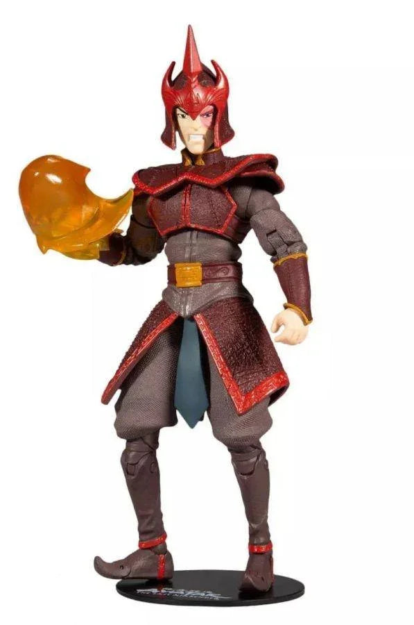 MCF19117 Avatar the Last Airbender - Prince Zuko Helmeted Gold US Exclusive 7" Action Figure - McFarlane Toys - Titan Pop Culture