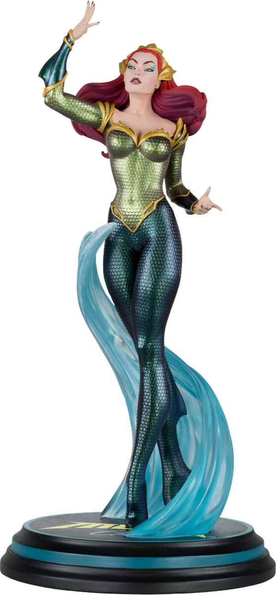 Estatua de resina de Aquaman - Mera Cover Girls