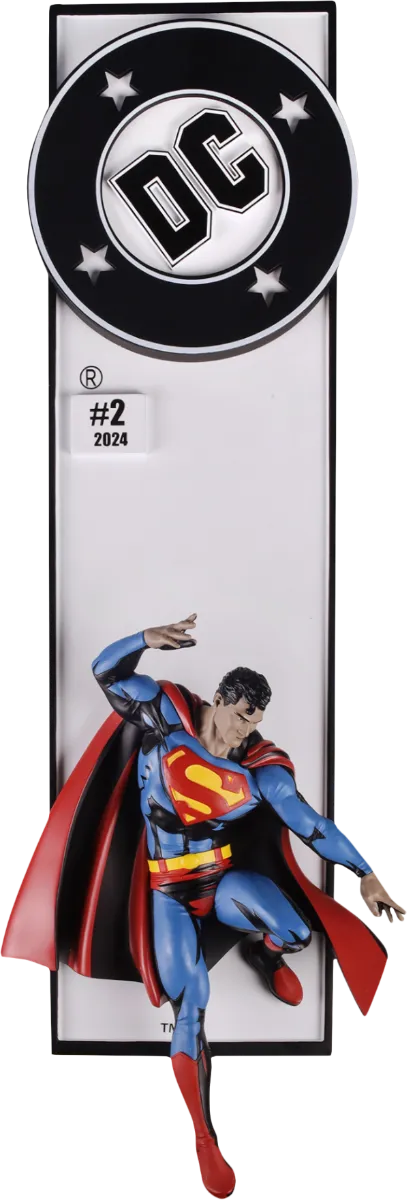 DC Comics - Superman Comic Corner Box 1:10 Scale Resin Wall Art Statue