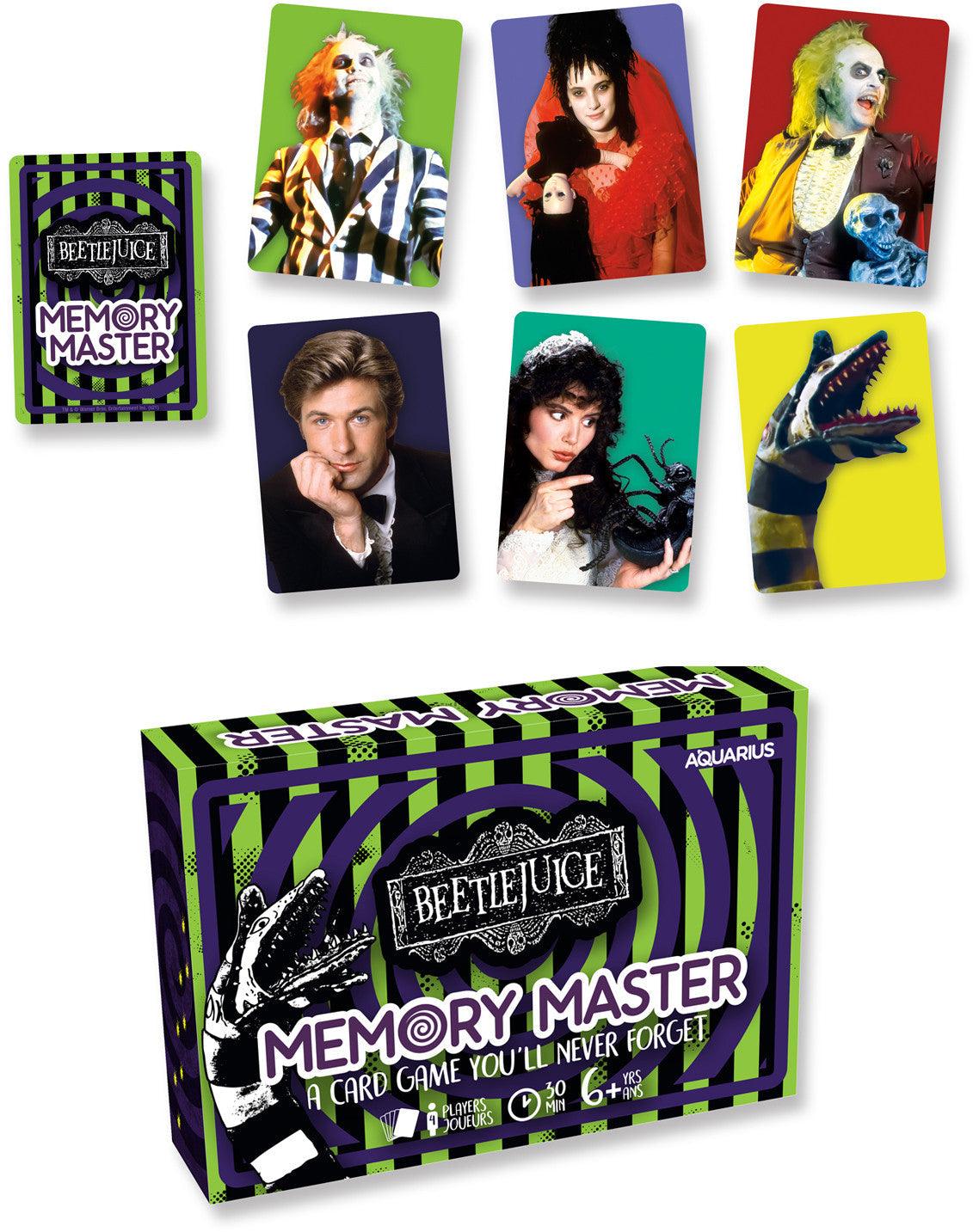 VR-92638 Memory Master Card Game Beetlejuice - Aquarius - Titan Pop Culture