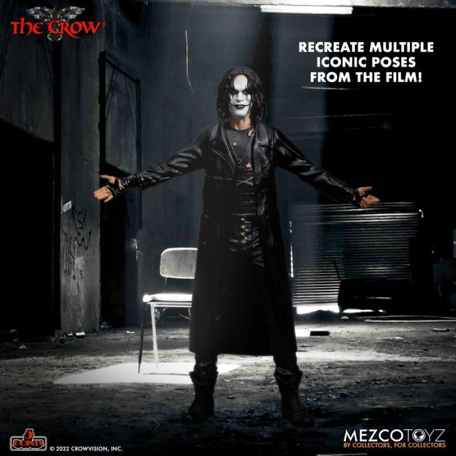 MEZ17087 The Crow - Crow 5 Points Deluxe Action Figure Set - Mezco Toyz - Titan Pop Culture