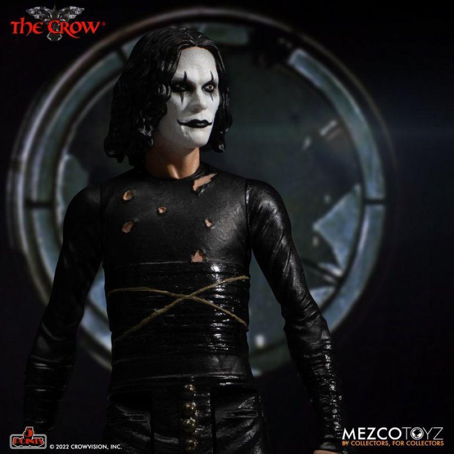 MEZ17087 The Crow - Crow 5 Points Deluxe Action Figure Set - Mezco Toyz - Titan Pop Culture