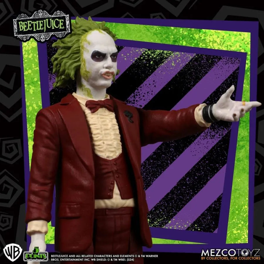 MEZ18032 Beetlejuice - Beetlejuice 5 Points 3.75" Figure Assortment - Mezco Toyz - Titan Pop Culture