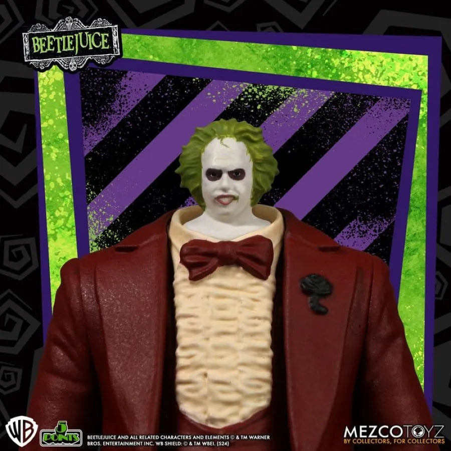 MEZ18032 Beetlejuice - Beetlejuice 5 Points 3.75" Figure Assortment - Mezco Toyz - Titan Pop Culture