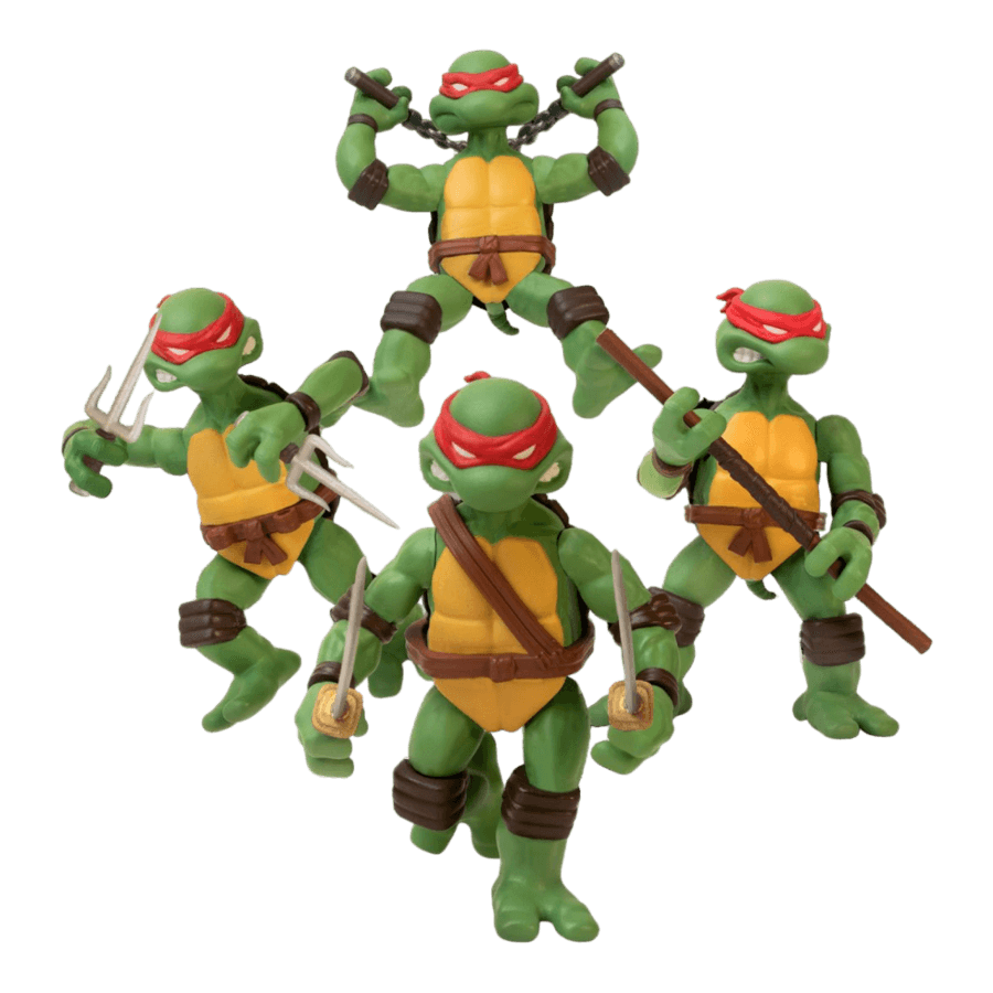 MEZ18088 Teenage Mutant Ninja Turtles - 5 Points Action Figure Deluxe Box Set - Mezco Toyz - Titan Pop Culture