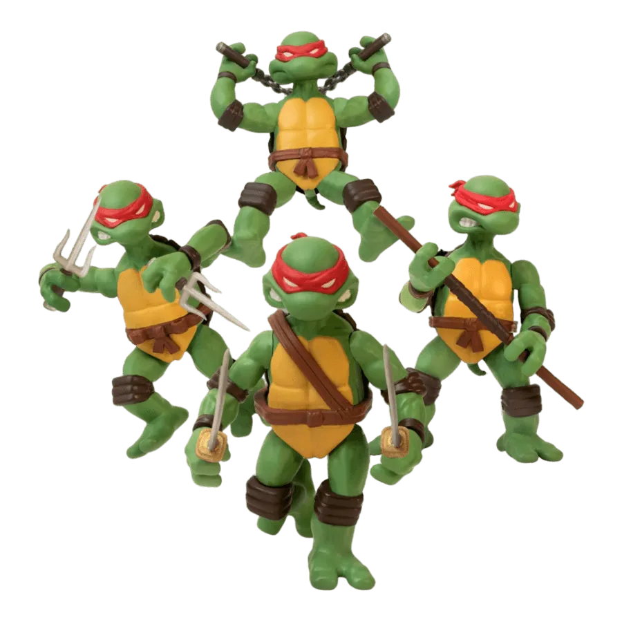 MEZ18088 Teenage Mutant Ninja Turtles - 5 Points Action Figure Deluxe Box Set - Mezco Toyz - Titan Pop Culture