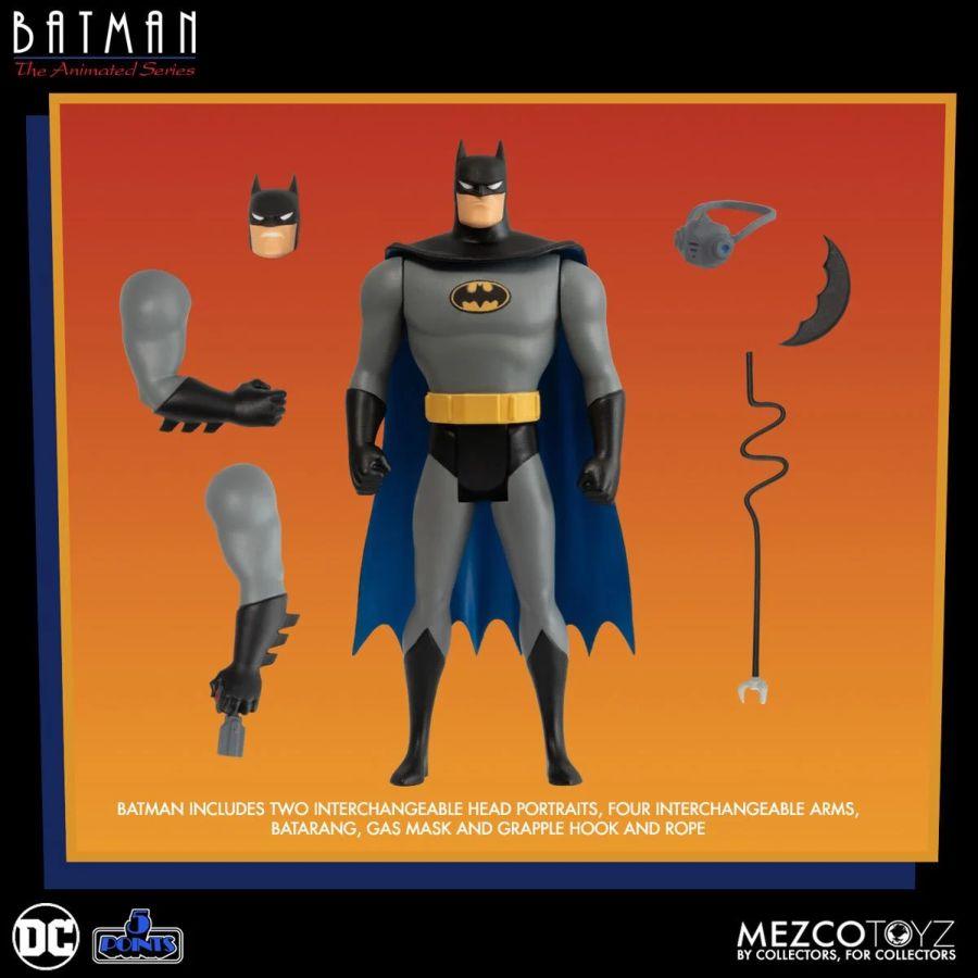 MEZ18160 Batman: Animated Series - 5 Points Figure Assortment - Mezco Toyz - Titan Pop Culture