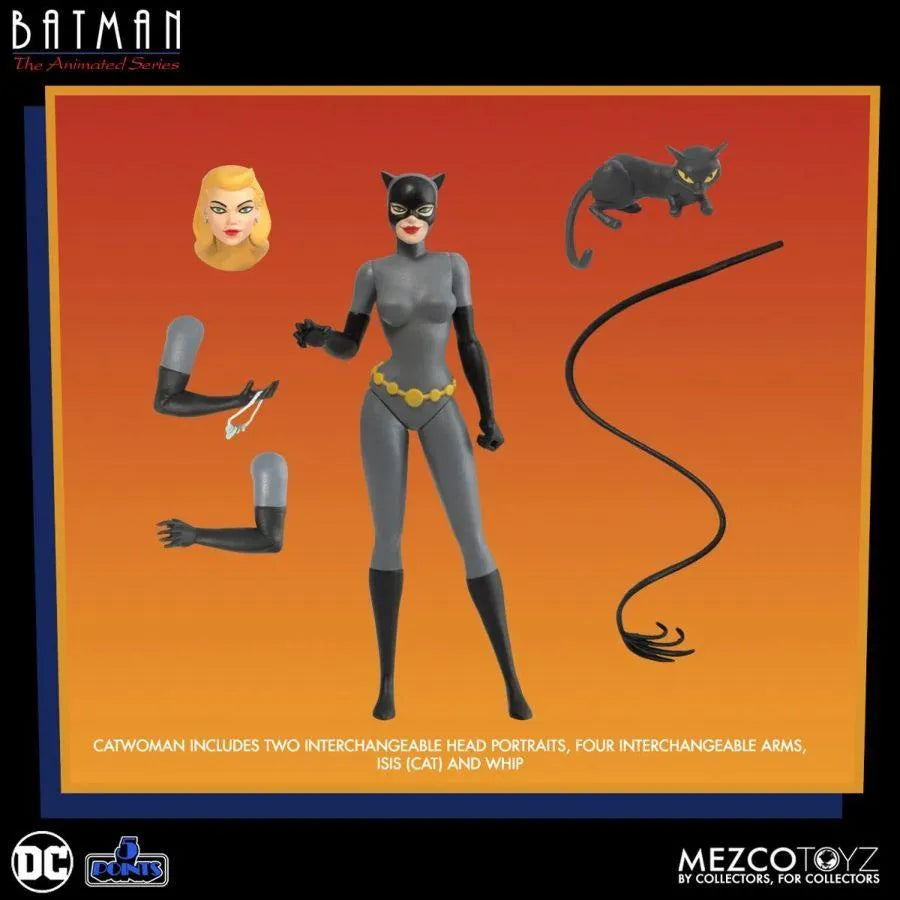 MEZ18160 Batman: Animated Series - 5 Points Figure Assortment - Mezco Toyz - Titan Pop Culture