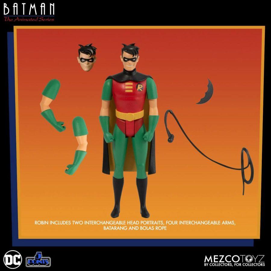 MEZ18160 Batman: Animated Series - 5 Points Figure Assortment - Mezco Toyz - Titan Pop Culture