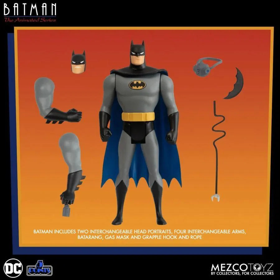 MEZ18160 Batman: Animated Series - 5 Points Figure Assortment - Mezco Toyz - Titan Pop Culture