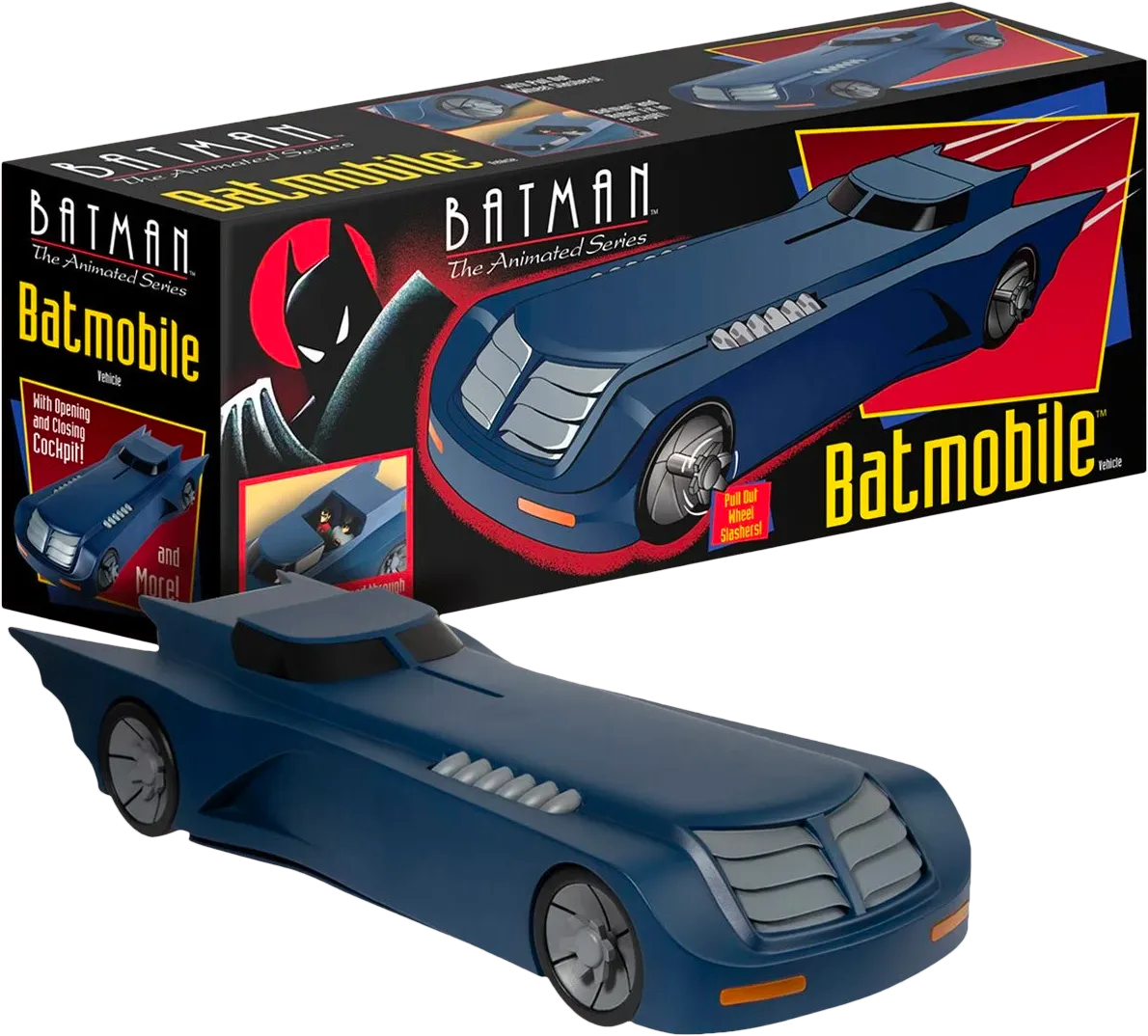 MEZ18165 Batman: Animated Series - 5 Points Batmobile - Mezco Toyz - Titan Pop Culture