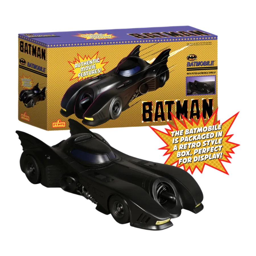 MEZ18187 Batman (1989) - 5 Points Batmobile - Mezco Toyz - Titan Pop Culture