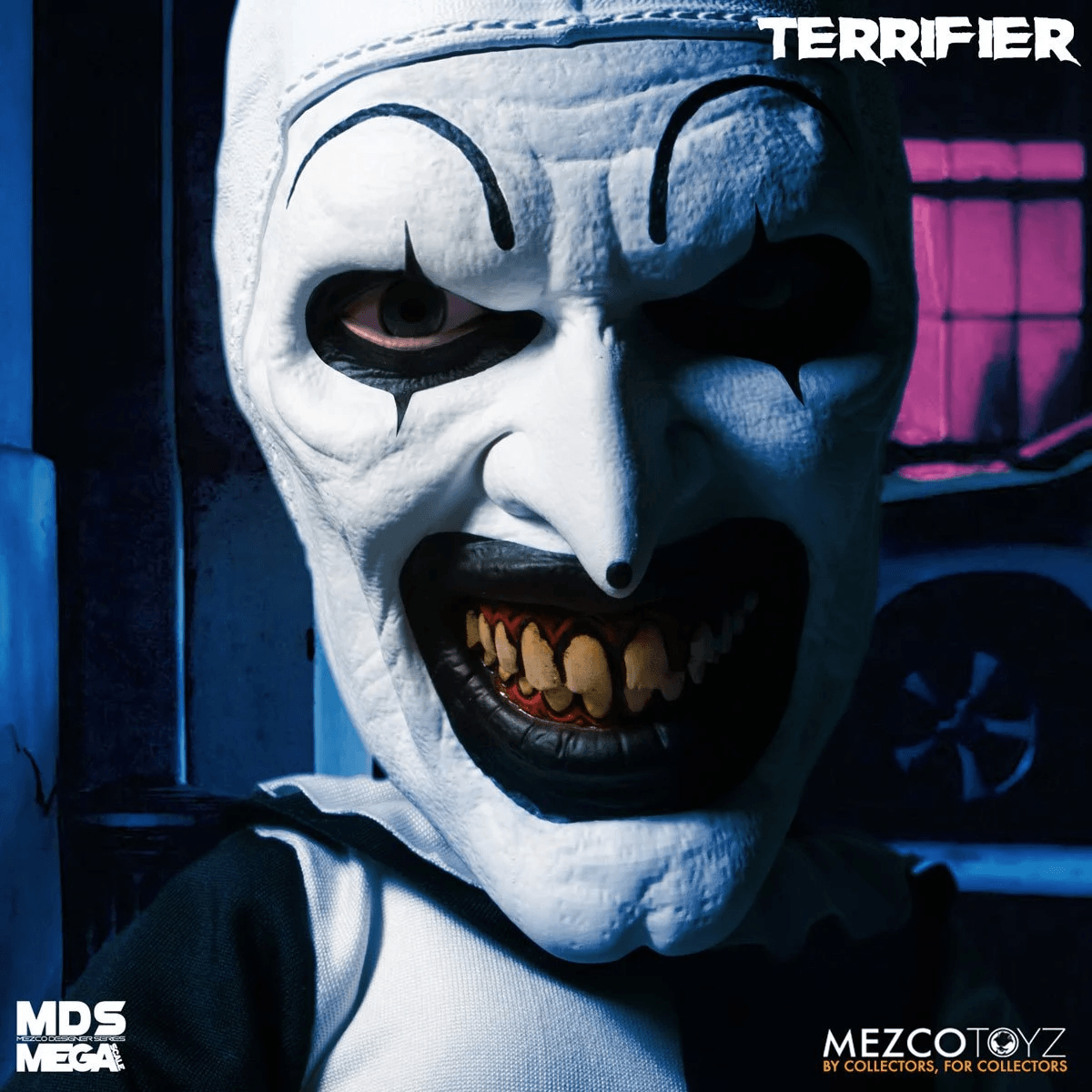 MEZ24020 Terrifier - Art The Clown 15'' Mega Figure - Mezco Toyz - Titan Pop Culture