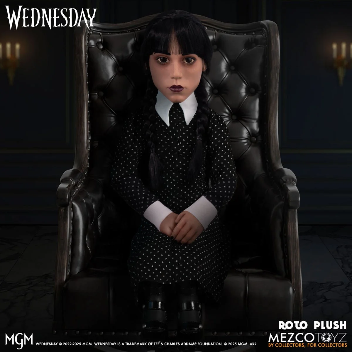Wednesday (TV) -  Wednesday Addams 18" MDS Roto Plush