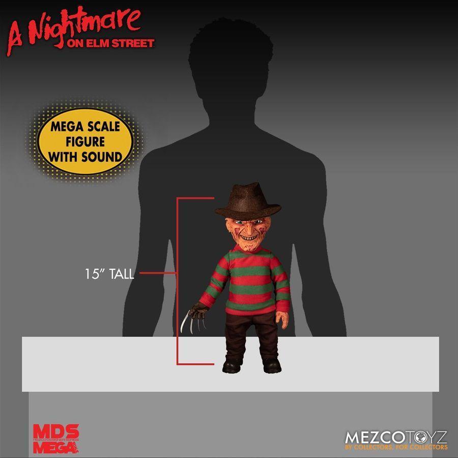 MEZ25890 A Nightmare on Elm Street - Freddy Krueger Mega Scale Action Figure - Mezco Toyz - Titan Pop Culture