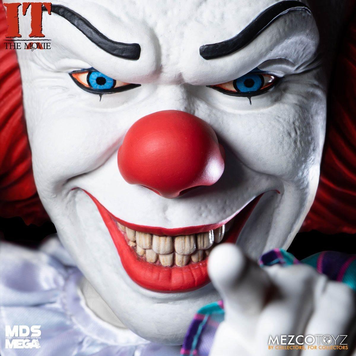 MEZ43053 It (1990) - Pennywise 15" Talking Figure - Mezco Toyz - Titan Pop Culture