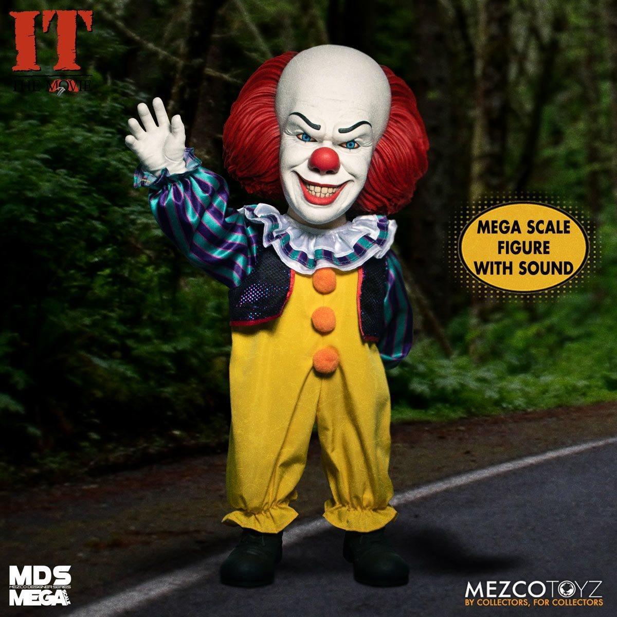 MEZ43053 It (1990) - Pennywise 15" Talking Figure - Mezco Toyz - Titan Pop Culture