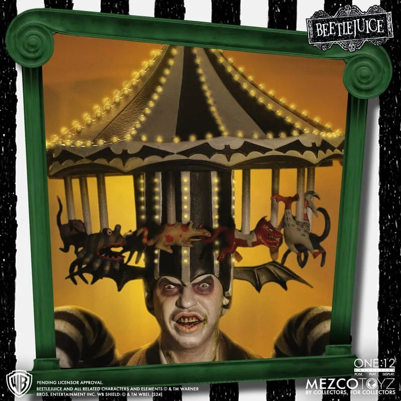 MEZ72502 Beetlejuice 2 - Beetlejuice Deluxe One:12 Collective Action Figure - Mezco Toyz - Titan Pop Culture