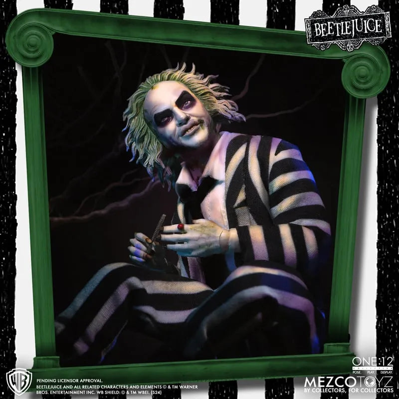 MEZ72502 Beetlejuice 2 - Beetlejuice Deluxe One:12 Collective Action Figure - Mezco Toyz - Titan Pop Culture