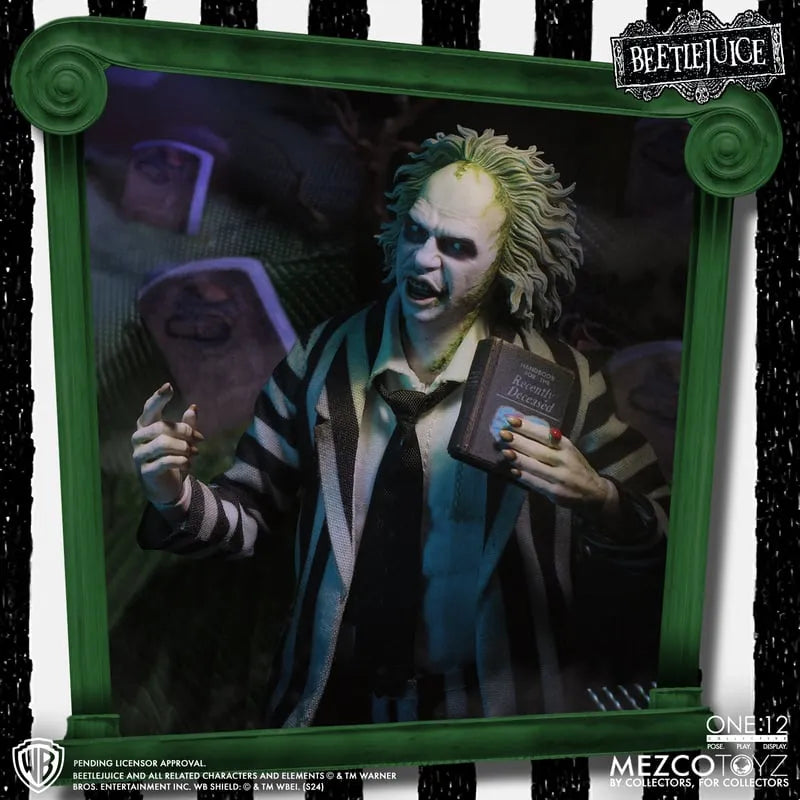 MEZ72502 Beetlejuice 2 - Beetlejuice Deluxe One:12 Collective Action Figure - Mezco Toyz - Titan Pop Culture