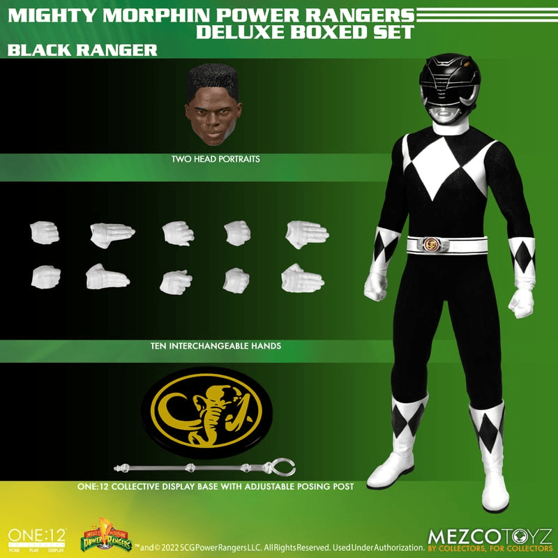 MEZ75470 Power Rangers - One:12 Collective Deluxe Box Set - Mezco Toyz - Titan Pop Culture