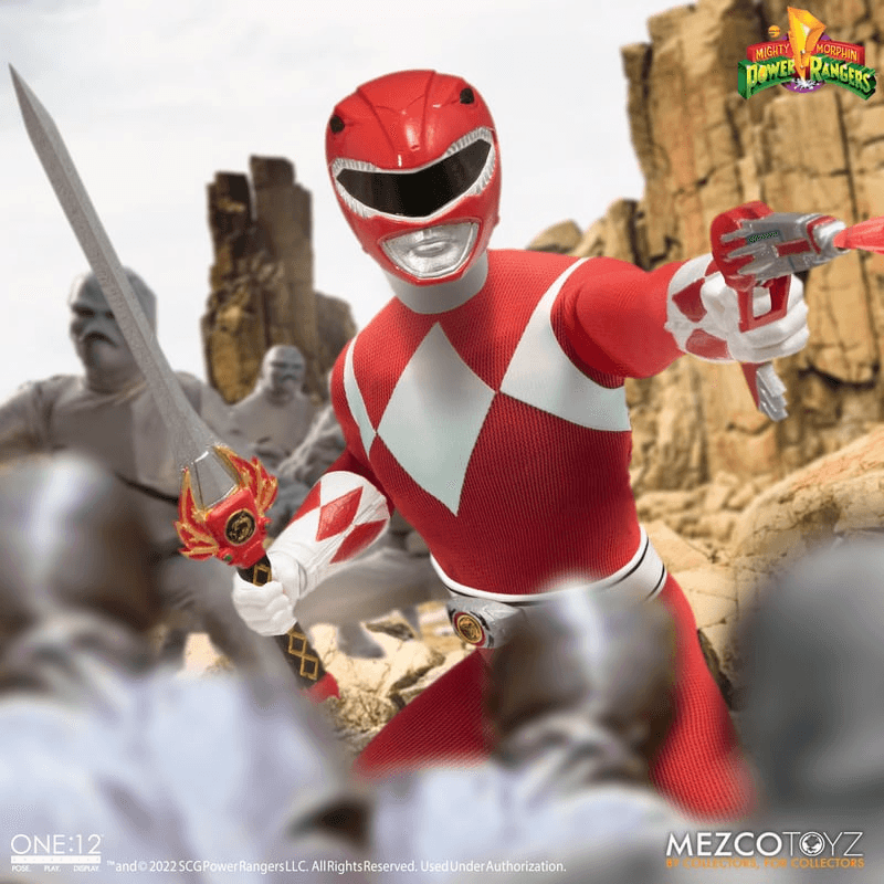 MEZ75470 Power Rangers - One:12 Collective Deluxe Box Set - Mezco Toyz - Titan Pop Culture