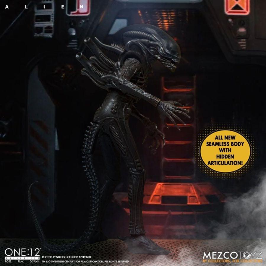 MEZ76114 Alien - Alien One:12 Collective Action Figure - Mezco Toyz - Titan Pop Culture