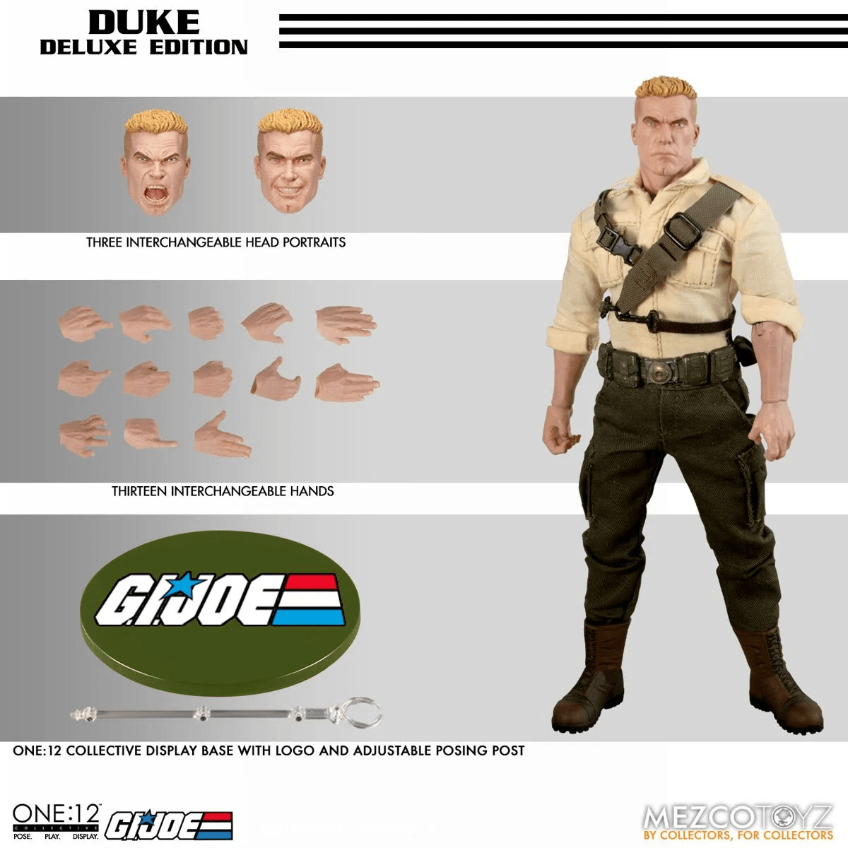 MEZ76205 G.I. Joe - Duke One:12 Deluxe Collective Action Figure - Mezco Toyz - Titan Pop Culture