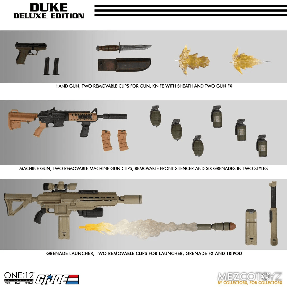 MEZ76205 G.I. Joe - Duke One:12 Deluxe Collective Action Figure - Mezco Toyz - Titan Pop Culture