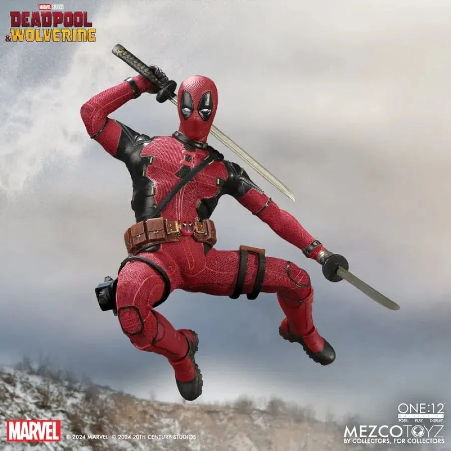 MEZ76213 Deadpool & Wolverine - Deadpool One:12 Collective Action Figure - Mezco Toyz - Titan Pop Culture