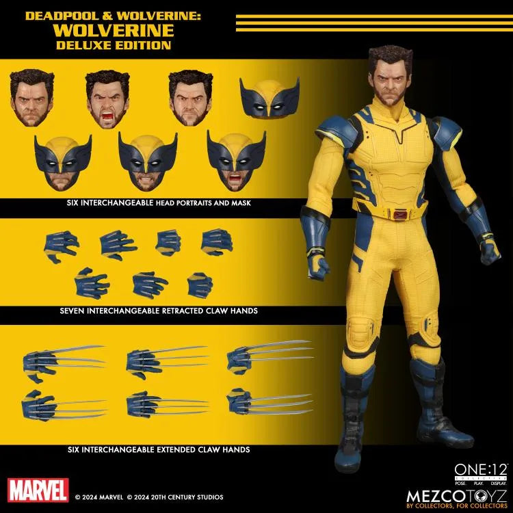 MEZ76214 Deadpool & Wolverine - Wolverine Deluxe ONE:12 Collective Figure - Mezco Toyz - Titan Pop Culture