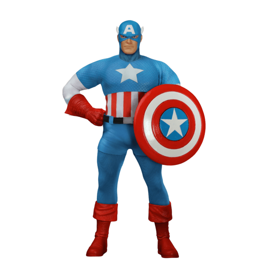 MEZ76254 Captain America - Silver Age Edition One:12 Collective Figure - Mezco Toyz - Titan Pop Culture