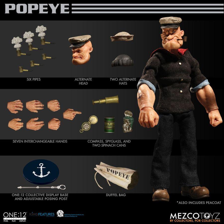 MEZ76470 Popeye - Popeye One:12 Collective Action Figure - Mezco Toyz - Titan Pop Culture