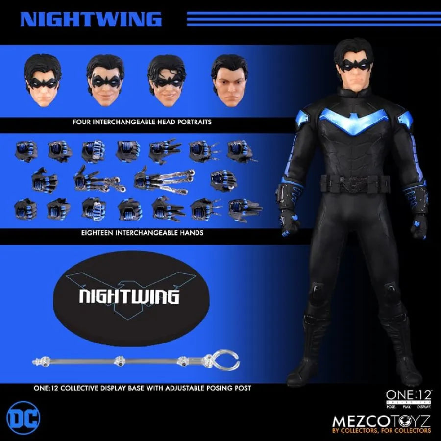 MEZ76575 Batman - Nightwing One:12 Collective Figure - Mezco Toyz - Titan Pop Culture