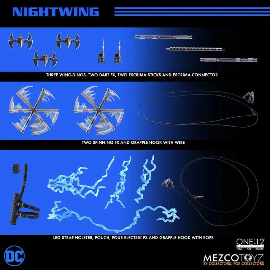 MEZ76575 Batman - Nightwing One:12 Collective Figure - Mezco Toyz - Titan Pop Culture