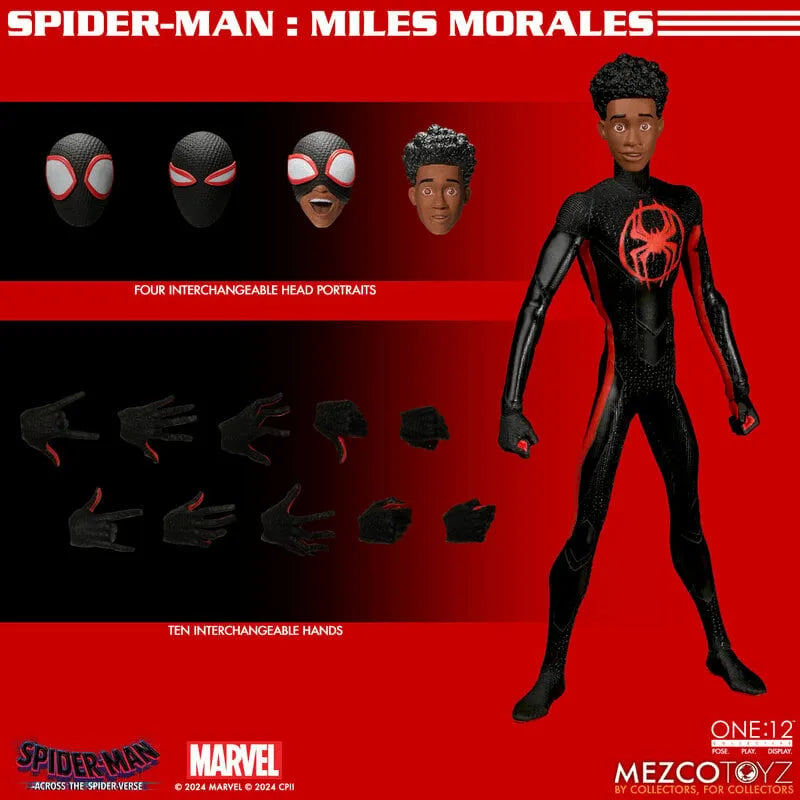 MEZ76631 Spider-Man: Across the Spider-Verse - Miles Morales ONE:12 Collective Figure - Mezco Toyz - Titan Pop Culture