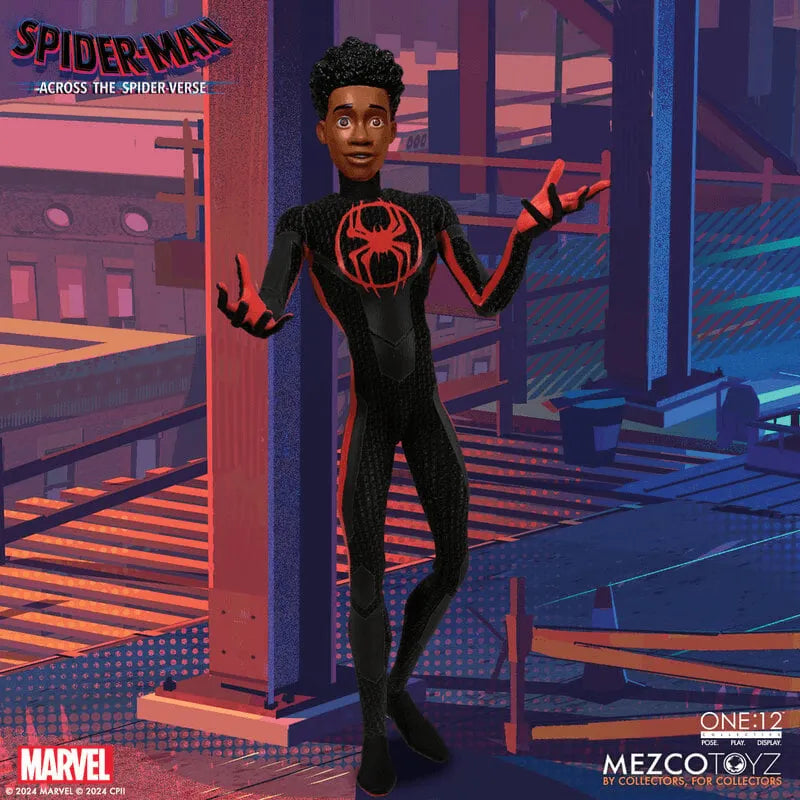 MEZ76631 Spider-Man: Across the Spider-Verse - Miles Morales ONE:12 Collective Figure - Mezco Toyz - Titan Pop Culture