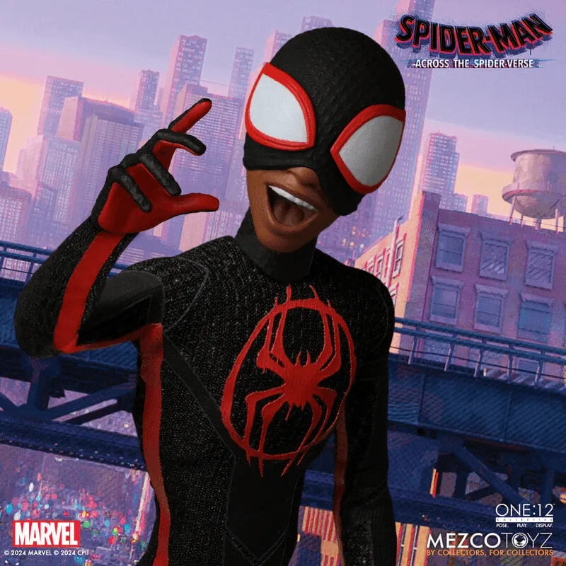 MEZ76631 Spider-Man: Across the Spider-Verse - Miles Morales ONE:12 Collective Figure - Mezco Toyz - Titan Pop Culture