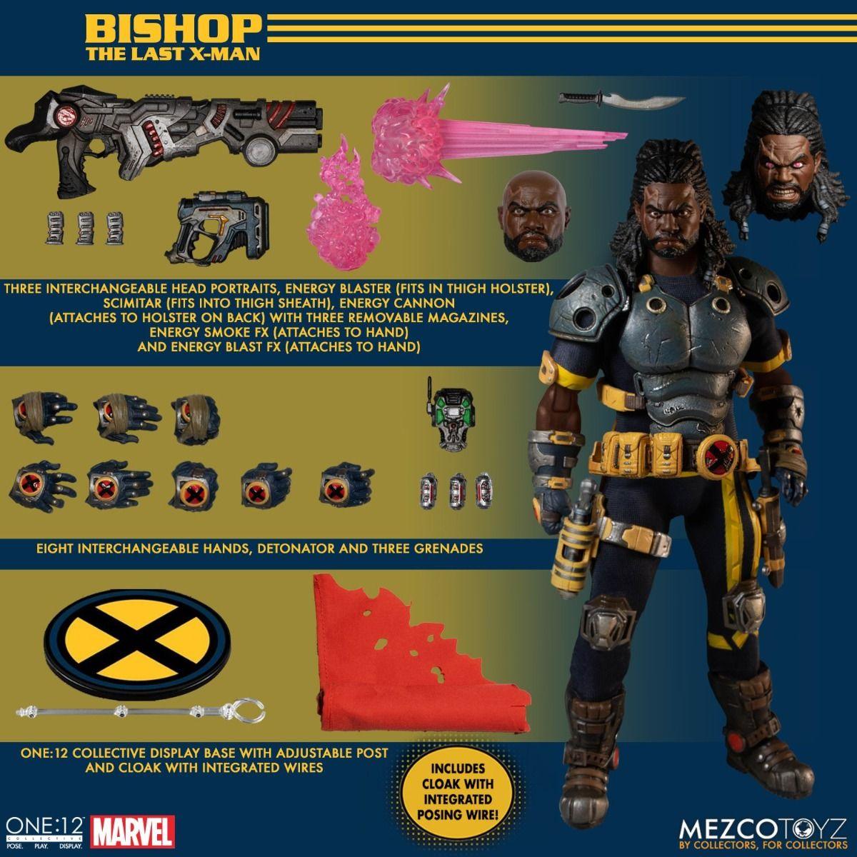 MEZ77286 Marvel Comics - Bishop One:12 Collective Action Figure - Mezco Toyz - Titan Pop Culture