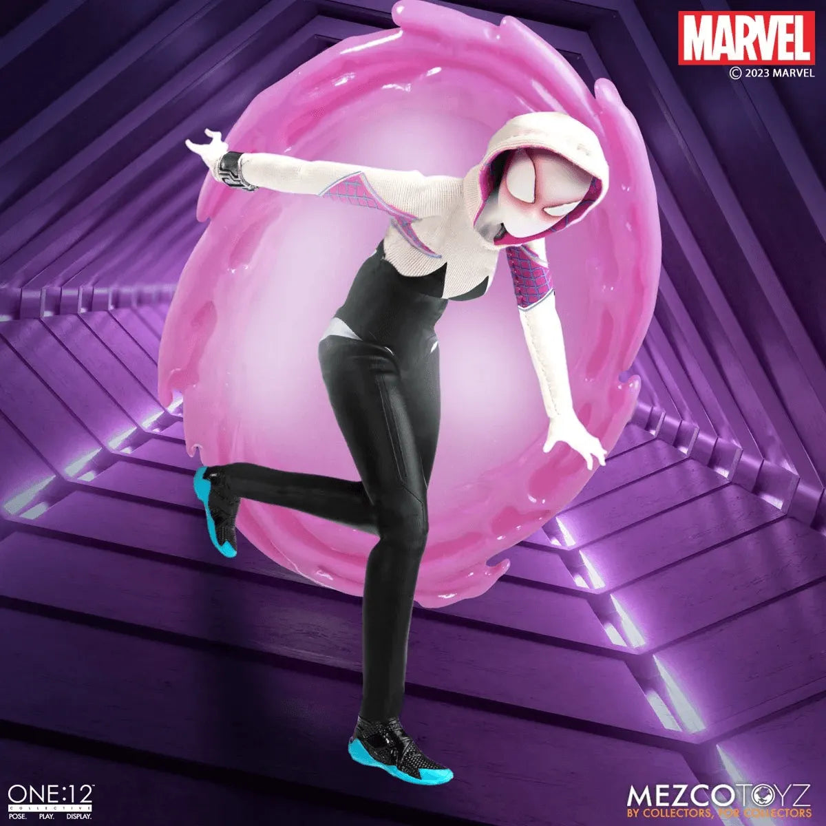 MEZ77310 Spider-Man - Ghost Spider ONE:12 Collective Figure - Mezco Toyz - Titan Pop Culture