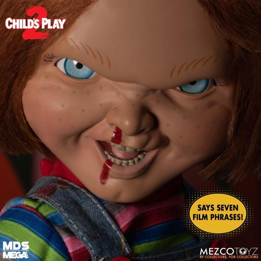 MEZ78023 Child's Play 2 - Menacing Chucky 15" Mega Figure - Mezco Toyz - Titan Pop Culture