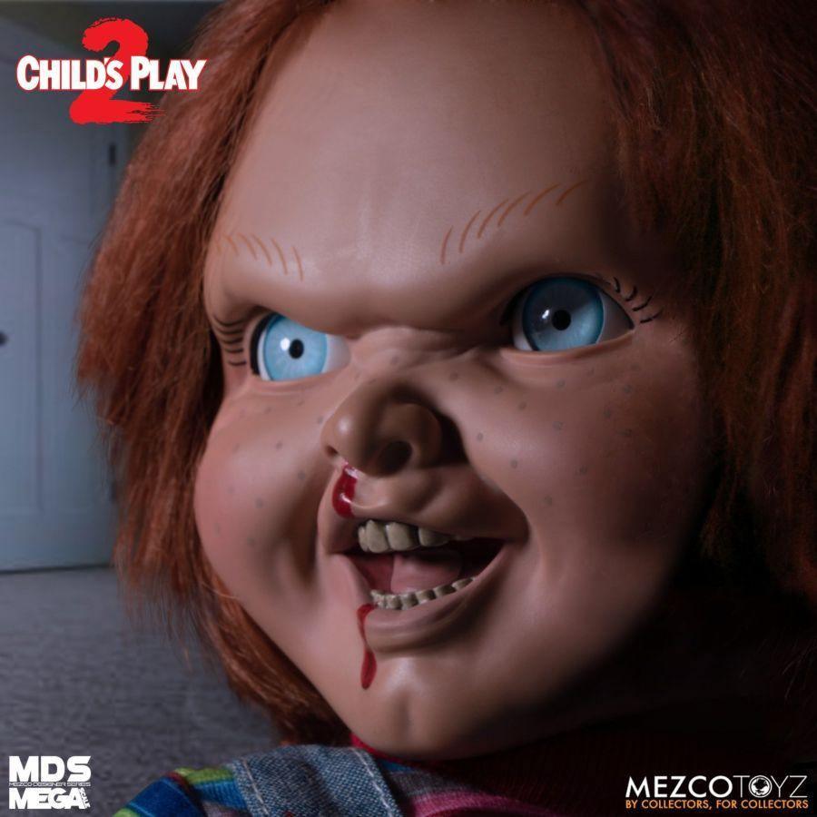 MEZ78023 Child's Play 2 - Menacing Chucky 15" Mega Figure - Mezco Toyz - Titan Pop Culture