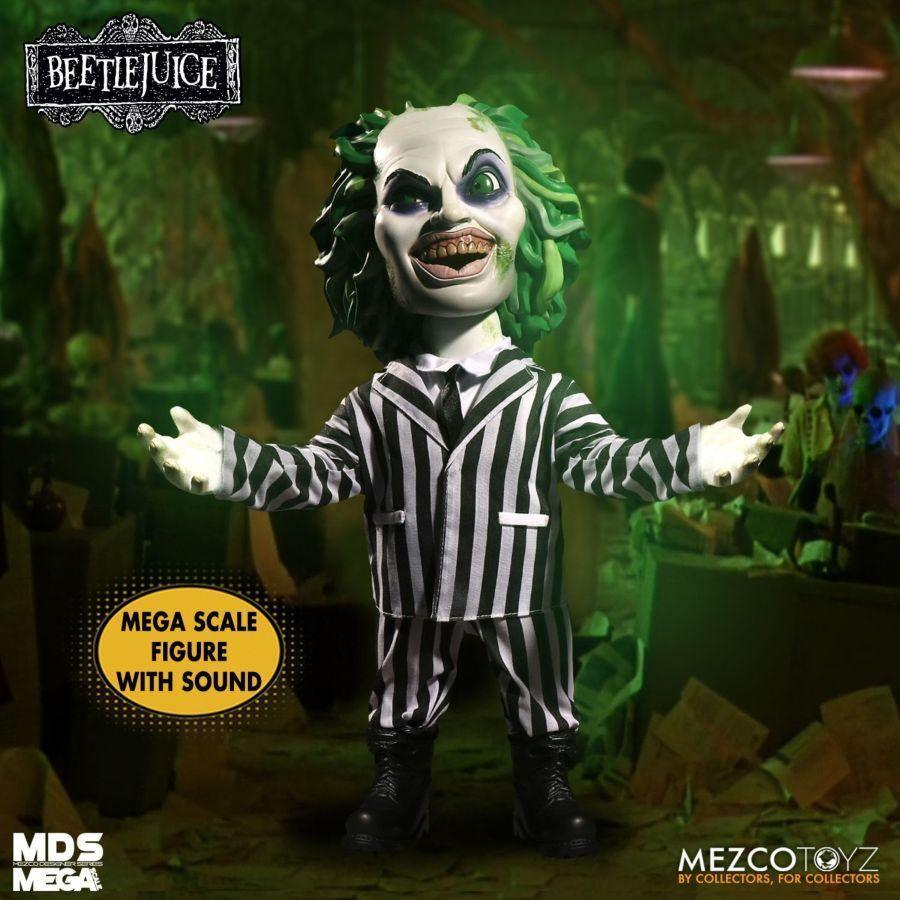 MEZ90403 Beetlejuice - 15" Mega Scale Figure - Mezco Toyz - Titan Pop Culture