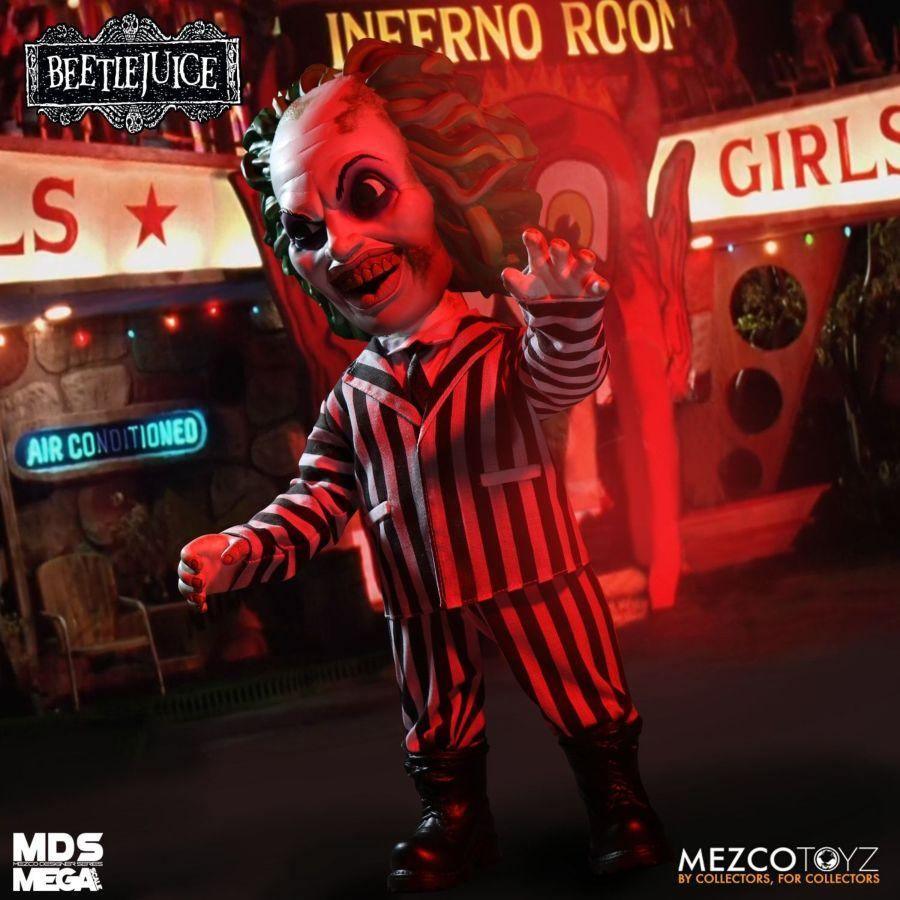 MEZ90403 Beetlejuice - 15" Mega Scale Figure - Mezco Toyz - Titan Pop Culture