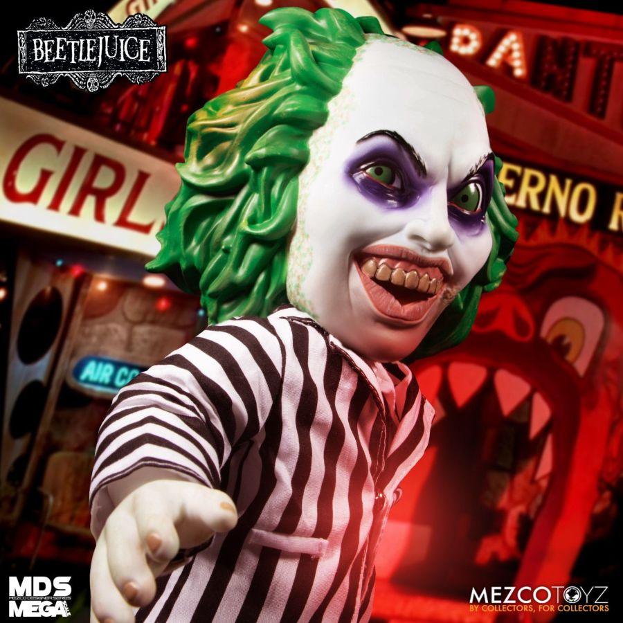 MEZ90403 Beetlejuice - 15" Mega Scale Figure - Mezco Toyz - Titan Pop Culture